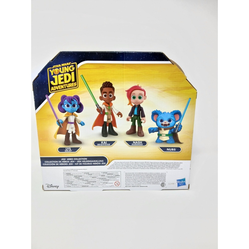 STAR WARS YOUNG JEDI ADVENTURES KAI, LYS, NASH & NUBS FIGURES - HASBRO - Picture 2 of 9